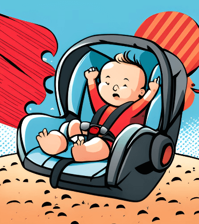 Emergency Plan for Tackling Uncertain Conditions while Driving with Babies