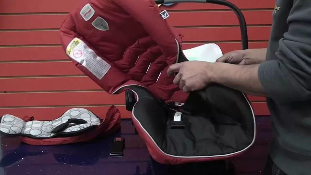 Re-Assembling the Car Seat - To Clean a Baby Car Seat at Home