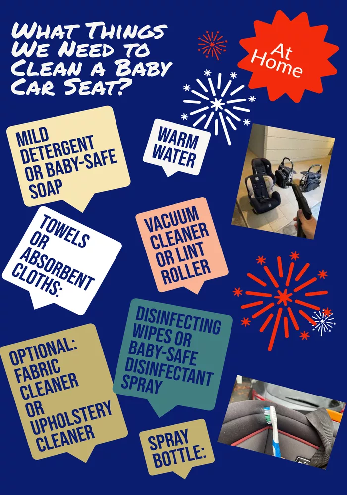 Things You Need to Clean a Baby Car Seat v