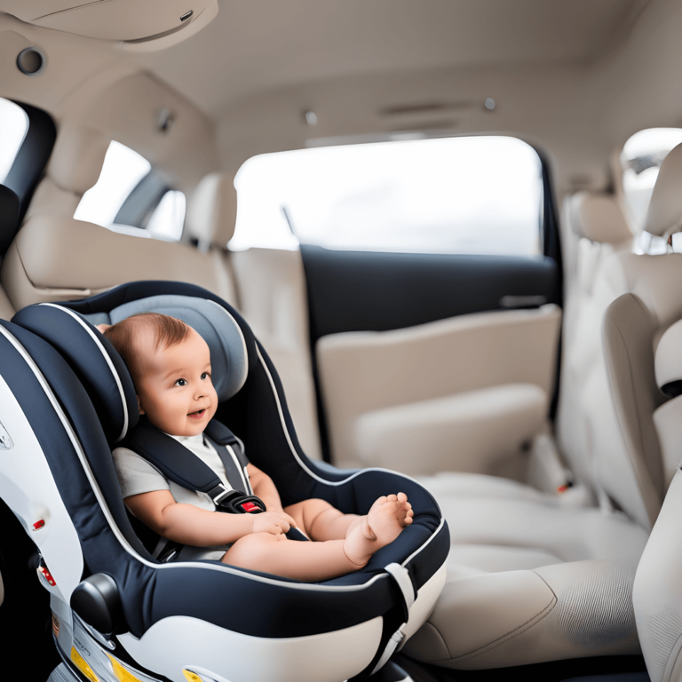 how long a baby stay in a car seat